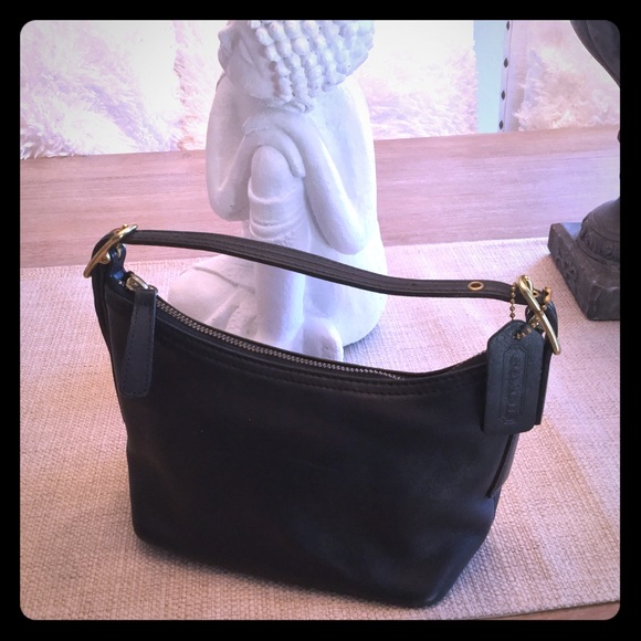 COACH MINI SACHEL BAG BLACK - Picture 4 of 7